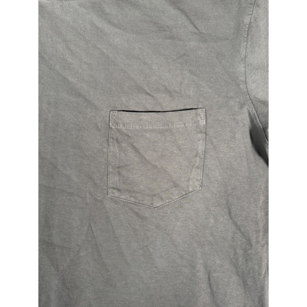 American Giant Shirt Mens Medium Gray Pocket Tee Crewneck Short Sleeve Casual - Picture 5 of 9